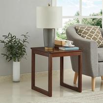 Simple storage cabinet square table Internet celebrity side table living room solid wood sofa side cabinet square small coffee shop corner machine American style