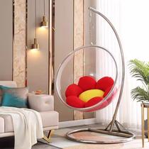 Hemisphere seat Internet celebrity transparent bubble hanging chair European style simple rocking chair acrylic room balcony leisure hanging basket