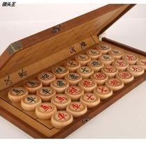 Chess Chinese chess thickened beech set solid wood adult boxed home children student large size