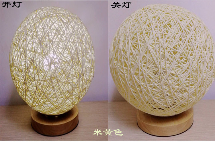 Мяч для сепак такро 藤球台灯网红床头柜led小夜灯卧室装饰创意简约现代实木时尚礼品 30025069481