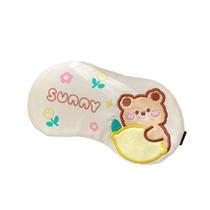 Cute cartoon sleep blackout eye mask breathable ice and hot compress for male and female students and children to relieve eye fatigue during lunch break in dormitory