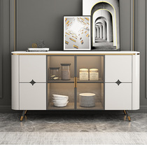 Light luxury slate sideboard Italian storage cabinet storage cabinet cupboard simple partition cabinet dining room cabinet living room entrance cabinet
