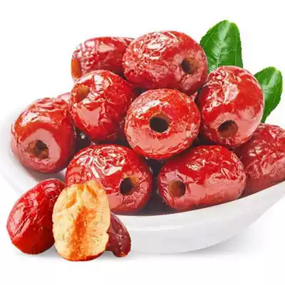 Crispy crispy jujube 500g grams 1 kg Crunchy seedless hollow crispy gray jujube dried Xinjiang crisp red jujube slices Snack products