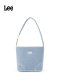 Lee花篮包摩登水洗丹宁手提包女生520送礼手拎包大容量牛仔水桶包