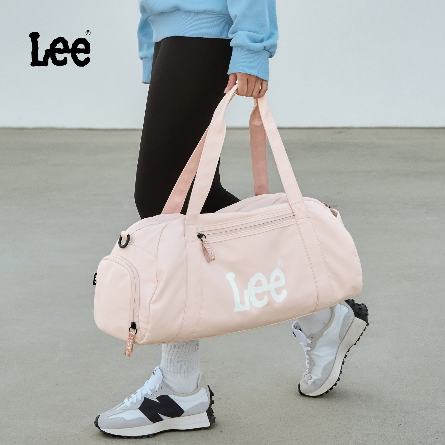 Весенняя спортивная сумка Lee для фитнеса, легкая сумка для хранения сухих и влажных вещей, предназначенная для деловых поездок на короткие расстояния, дорожная сумка большой емкости