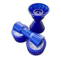 Motor boats rubber boats yacht trailers roller trailer accessories keel bottom wheel keel top wheel blue plastic wheel