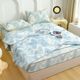 Latex Cool Mat Four-Piece Set Bedding M Style Summer Ice Silk Mat Bedding Sheet Style Student Dormitory Three-Piece Set Bedding Sheet Summer