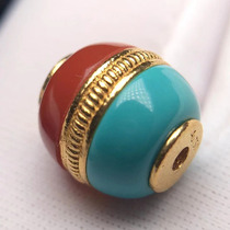 Perles de burger turquoise accessoires de bijoux de style ancien avec perles perles bleues et rouges en vrac avec perles bijoux à bricoler soi-même