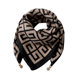 Magnetic Buckle Neck Scarf for Women, Autumn and Winter 2025 New Cotton and Linen Triangle Scarf, Square Scarf, Neck Wrap