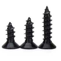 KA plated black cross countersunk head self-tapping screw flat head wood screw electronic screw small screw M1 7M2-M5