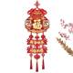 2026 New Year of the Horse pendants with blessing characters New Year's blessing characters festive living room decorations Spring Festival hangings