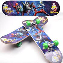 Scooter beginner child eldest child 10 years old 3 1 6 1 12 year old double warped adult professional board 4-wheel skateboard