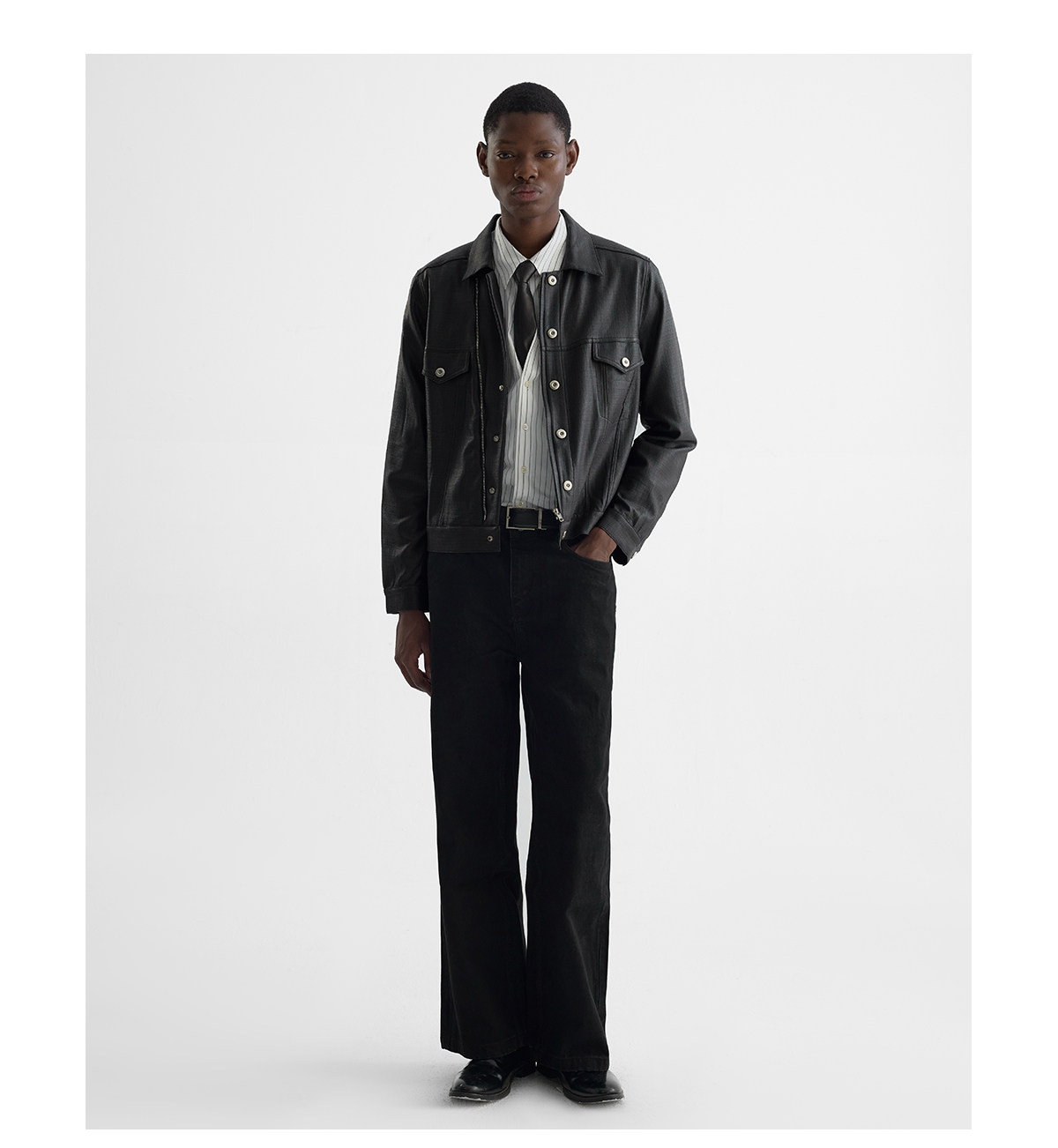 Slight Vogue Cropped Moto Jacket