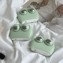 Electric contact lens cleaner cute expression pack contact lens box automatic cleaning machine ultrasonic rinse instrument