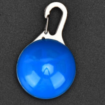 Zigman dog luminous pendant (blue) pet LED luminous collar pendant light dog tag cat bell