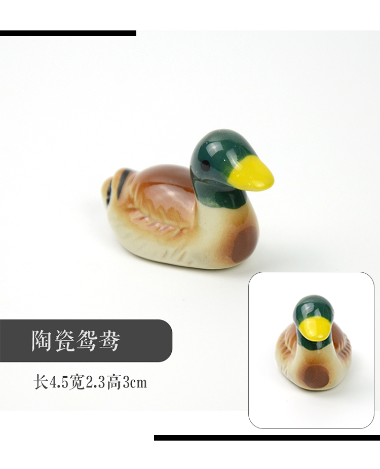 Trang trí hồ cá gốm trang trí nhỏ bể cá cảnh quan trang trí cầu nước gian hàng câu cá Weng hồ cá - Trang trí nội thất trang tri phong khach