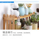 Nanzhu desktop succulent flower stand office windowsill succulent mini multi-layer storage rack ໄມ້ແຂງ potted rack