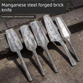 Forged Handmade Spring Trowel, Double-Sided Integrated Brick Knife, Special Construction Tool for Masons, Single-Sided Wall Brick Knife