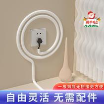 Wire shielding strip wire clip wire holder buckle containing self-adhesive no-mark fixer clear wire network wire routing deity