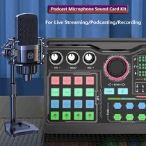 Zealsound Professional Podcast Microphone SoundCard Kit for