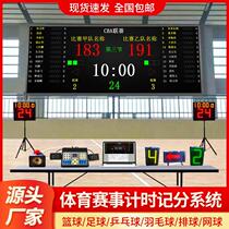 Basketball game stadium software timing and scoring system basketball 24-second timer football electronic scoreboard