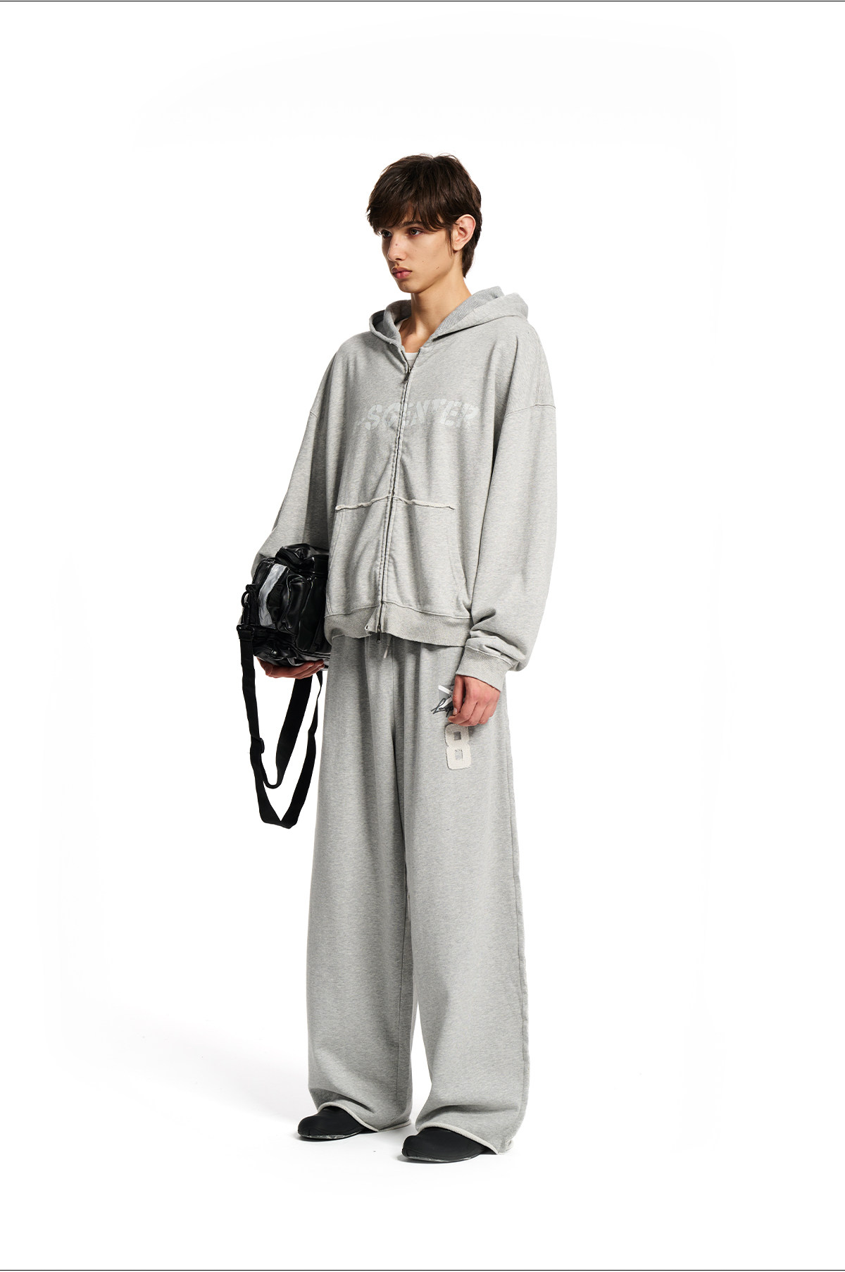 Loopsoon Double-Layer Zip-Up Hoodie