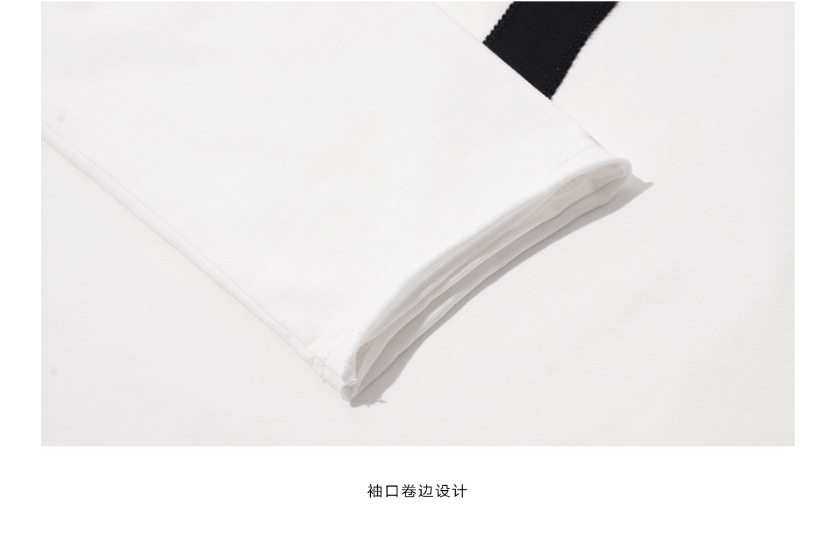 Loopsoon Number Print Drop-Shoulder Loose Tee