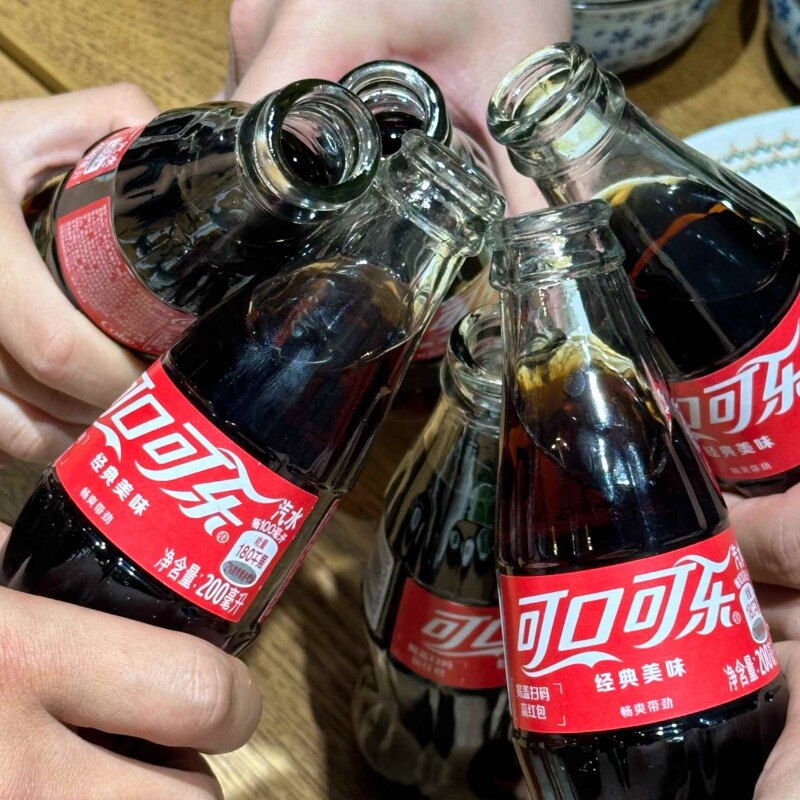 童年味道经典可口可乐玻璃瓶装🥤🥤-碳酸饮料-淘宝好物网
