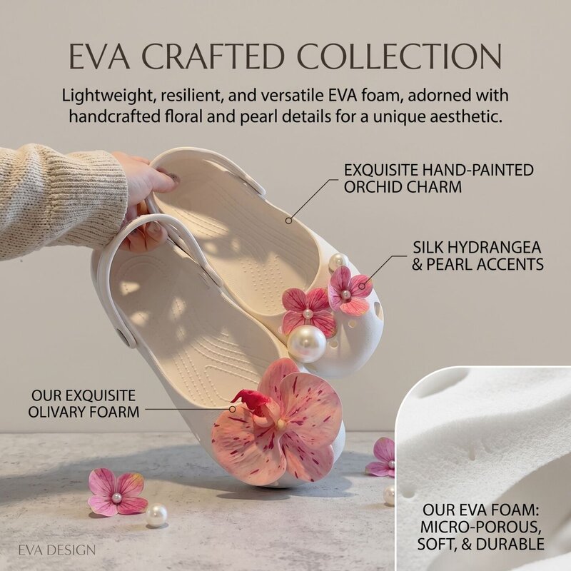 Flower Eva Ballet Clogs for Women, Summer Non-Slip Outdoor Soft-Soled Comfortable Yoga Shoes, Mary Jane Beach Sandals Flower Eva Ballet Clogs for Women, Summer Non-Slip Outdoor Soft-Soled Comfortable Yoga Shoes, Mary Jane Beach Sandals