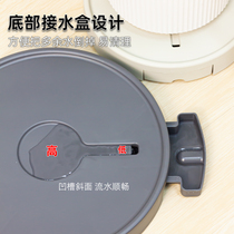 Flower pot tray base large plastic water tray thickened invisible pulley universal wheel drag pulley mobile flower tray