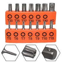 14pcs 25mm Torx Screwdriver Bits With Hole T5-T40 Electric S