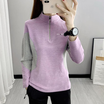 High-end coral velvet fleece jacket women stand collar