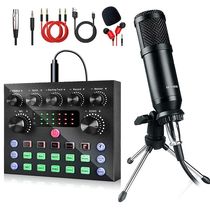 BM800 Condenser Microphone Kit with Audio Mixer for Sreaming
