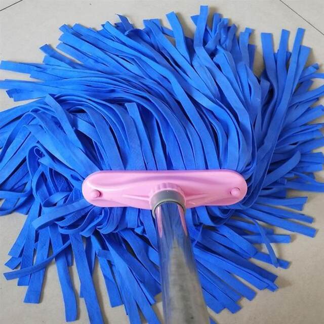 Deerskin towel household wide head flat head 16cm absorbent mop deerskin velvet self-wringing traditional mop mop,