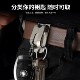 Belt keychain men's waist hanging trouser belt belt type stainless steel car lock double ring high-end creative personalized gift
