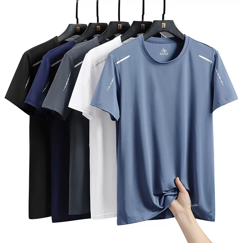 [t shirt Shirts for men Tops Mens gym Clothes summer running]