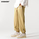 VIISHOW Outlet New 2024 Summer Japanese Sand Washed Casual Pants Thin Loose Pants Closed Small Leg Pants