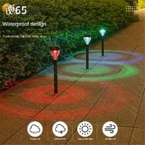 Solar Light Warm White LED Solar Yard Lawn Lighting Lamp