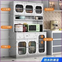 304 stainless steel kitchen cabinets cupboards sideboards home restaurant storage cabinets tea storage pots storage cabinets
