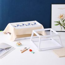 Embroidery stretcher PVC tube double-layer embroidery frame embroidery stretcher Plastic embroidery stretcher Special embroidery stretcher for poke embroidery French embroidery