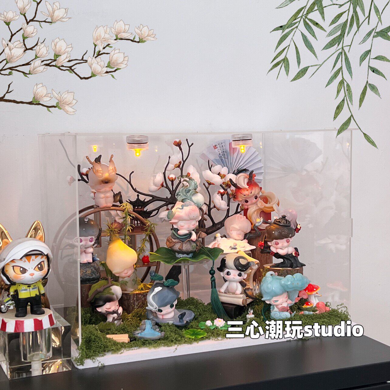 泡泡玛特一盏风月展示盒,打造你的个性玄关风景_盲盒场景道具娃屋_淘宝游戏网