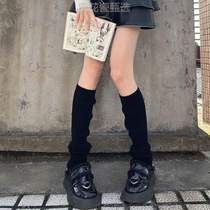 Socks set calf Japanese style socks knitted versatile leg vertical warm striped girl hot girl ins cold protection bubble jk autumn