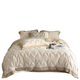 Yij high-end Class A rabbit plush bed four-piece set milk velvet thickened winter coral velvet plus velvet quilt cover flange