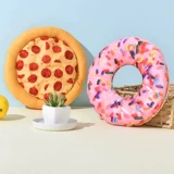 Игрушки для собак, которые звучат, жуют и измельчают, померанский шпиц Тедди Бишон, энергозатратное интерактивное перетягивание каната, плюшевые принадлежности для пиццы