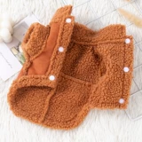 Одежда для собак, осенняя и зимняя одежда, тяга плюс бархатный питомец, маленькая собачка Тедди, бишон, померанский шпиц, кукольный зимний жилет