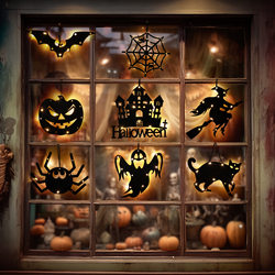 ການຕົບແຕ່ງ luminous Halloween Halloween party props party pendants hanging decorations for spider webs