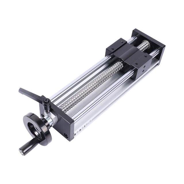 Dual optical axis slide module hand-operated EBX precision ball screw linear guide lifting table