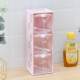 Three-Compartment Seasoning Box Kitchen Condiment Salt Box Spice Jar Drawer-Type with Spoon Plastic Seasoning Rack Can Be Hung on the Wall
