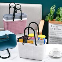 Dog portable bag pet portable basket small dog teddy bear dog bag breathable dog walking woven bag