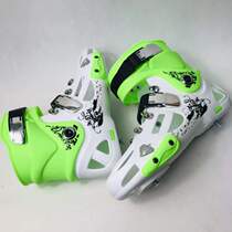 A pair of shells and shoe shells please specify the size on the left and right flat skates including the shell HK indicate buckles complete flower shoes